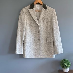 Brooks Brothers Italian Wool Tweed Blazer Jacket 8